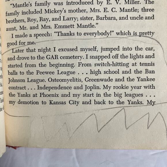 The Mickey Mantle Story - Second Printing Edition 1955 - Picture 9 of 11